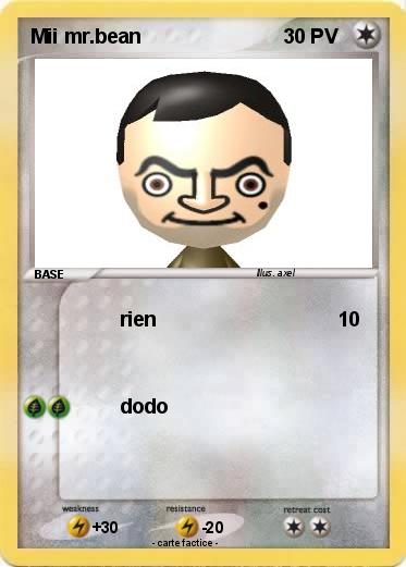 Pokemon Mii mr.bean
