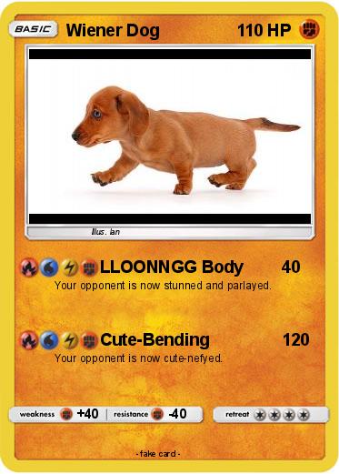 Pokemon Wiener Dog