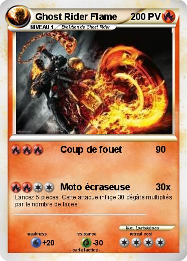 Pokemon Ghost Rider Flame
