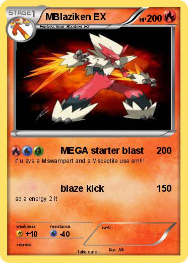 Pokemon MBlaziken EX