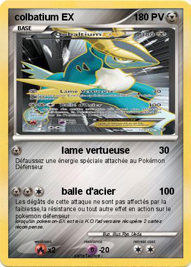 Pokemon colbatium EX