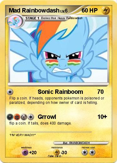 Pokemon Mad Rainbowdash