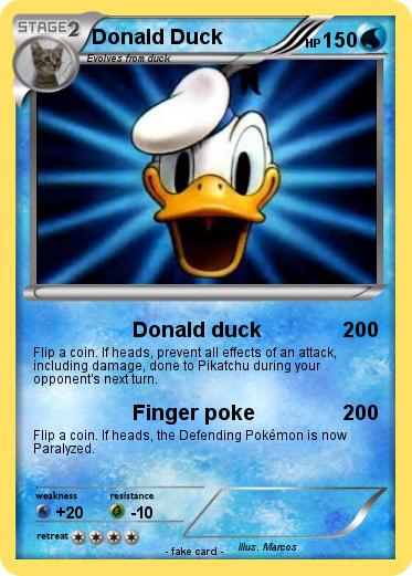 Pokemon Donald Duck