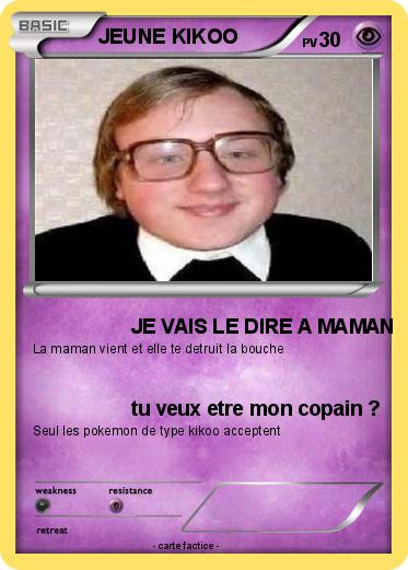 Pokemon JEUNE KIKOO