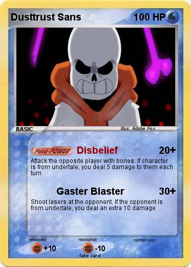 Pokemon Dusttrust Sans