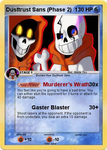 Pokemon Dusttrust Sans (Phase 2)
