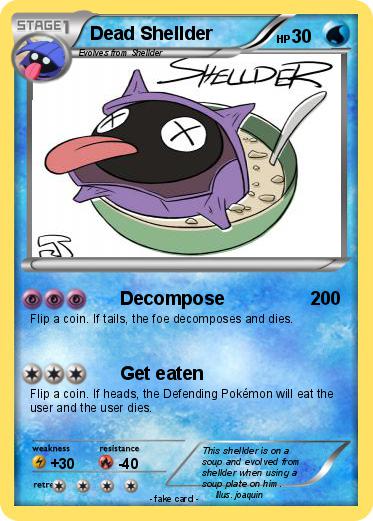 Pokemon Dead Shellder