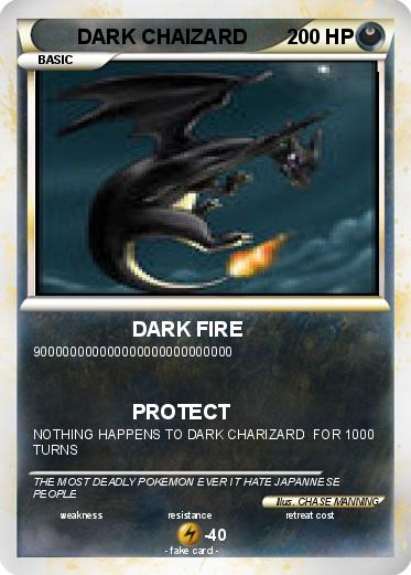 Pokemon DARK CHAIZARD