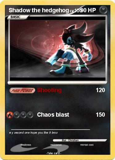 Pokemon Shadow the hedgehog