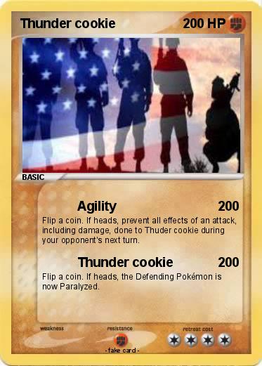 Pokemon Thunder cookie