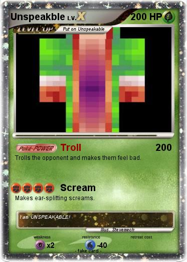 Pokemon Unspeakble