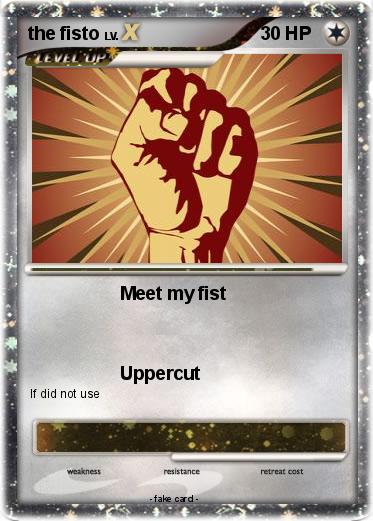Pokemon the fisto
