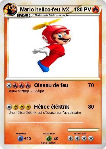 Pokemon Mario helico-feu lvX