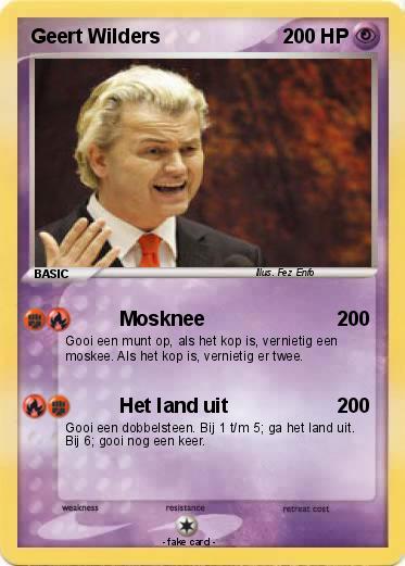 Pokemon Geert Wilders