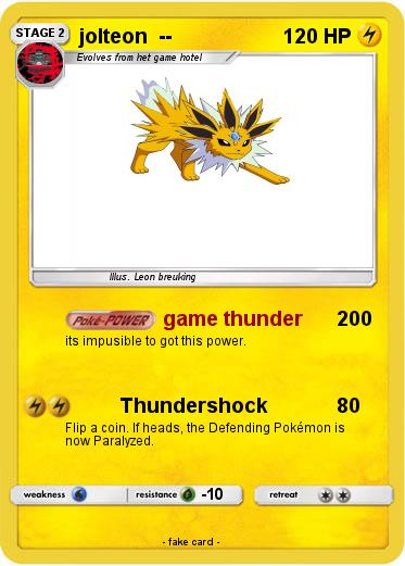 Pokemon jolteon  --