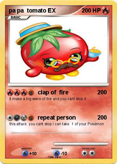 Pokemon pa pa  tomato EX