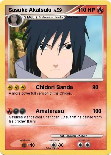 Pokemon Sasuke Akatsuki