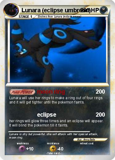 Pokemon Lunara (eclipse umbreon)