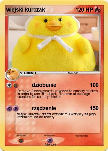 Pokemon wiejski kurczak