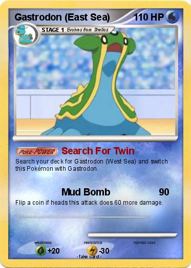Pokemon Gastrodon (East Sea)