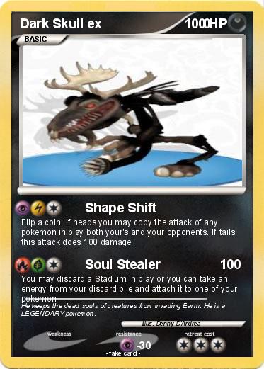 Pokemon Dark Skull ex                            0