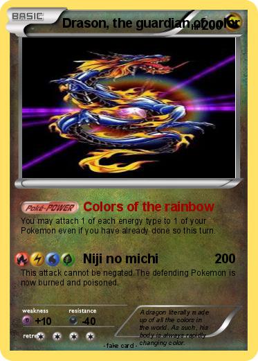 Pokemon Drason, the guardian of color