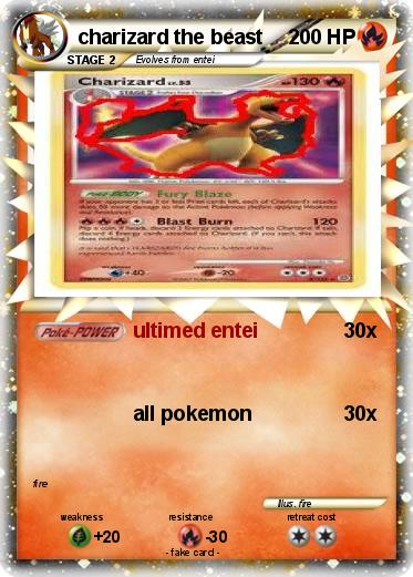 Pokemon charizard the beast