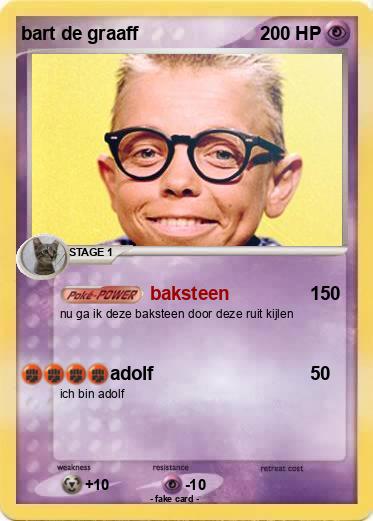 Pokemon bart de graaff