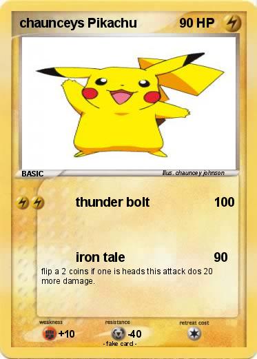 Pokemon chaunceys Pikachu