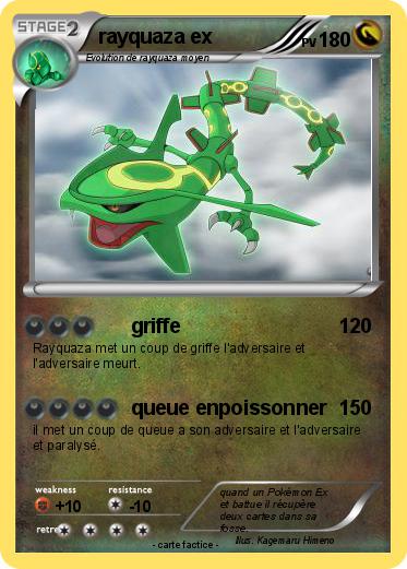 Pokemon rayquaza ex