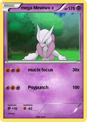 Pokemon mega Mewtwo x