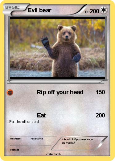 Pokemon Evil bear