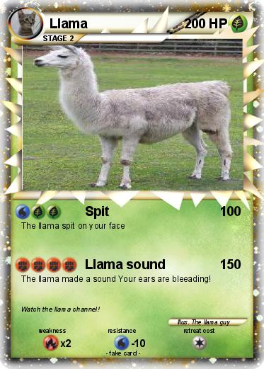Pokemon Llama