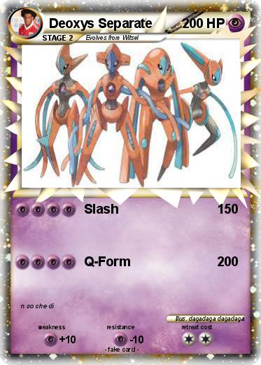 Pokemon Deoxys Separate
