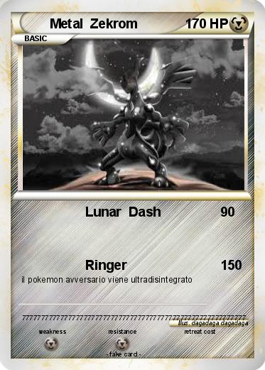 Pokemon Metal  Zekrom