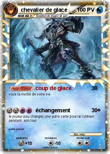 Pokemon chevalier de glace
