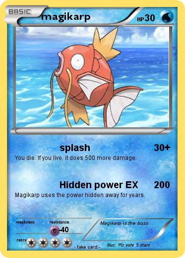Pokemon magikarp