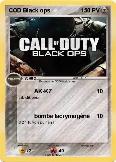 Pokemon COD Black ops