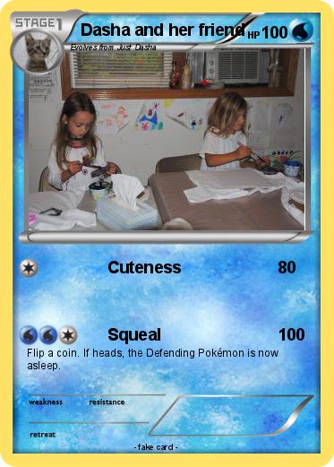 Pokemon Dasha and her friend