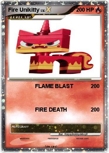 Pokemon Fire Unikitty