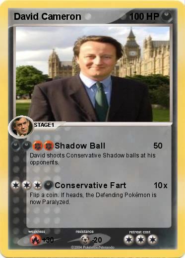 Pokemon David Cameron