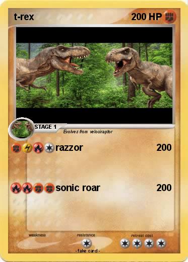 Pokemon t-rex
