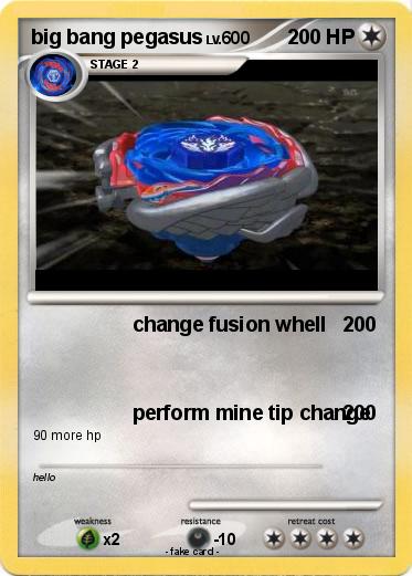 Pokemon big bang pegasus