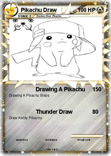 Pokemon Pikachu Draw