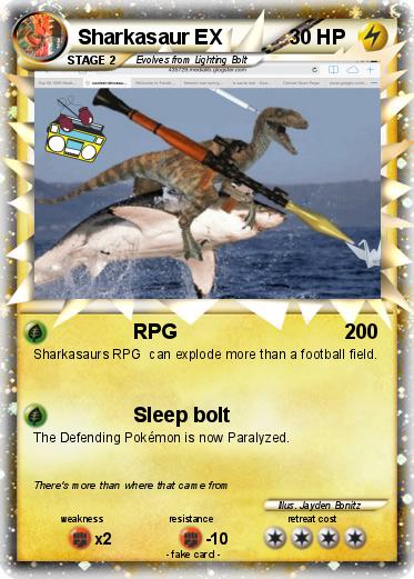 Pokemon Sharkasaur EX
