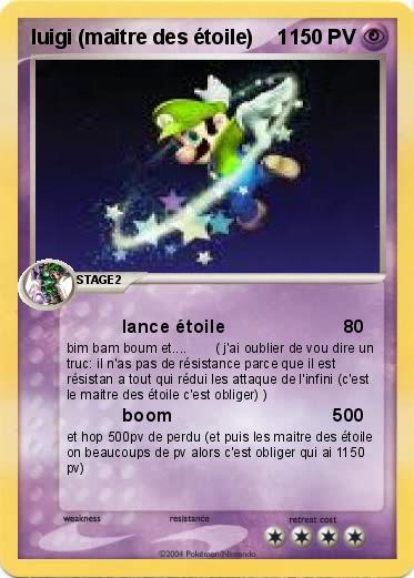 Pokemon luigi (maitre des étoile)    1