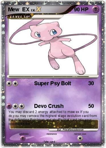 Pokemon Mew  EX