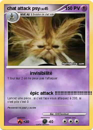 Pokemon chat attack psy