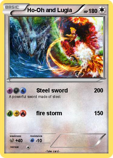 Pokemon Ho-Oh and Lugia