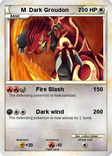 Pokemon M  Dark Groudon